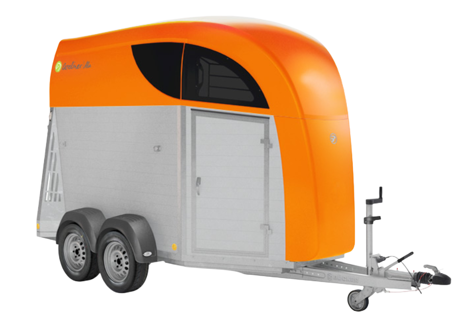 Alu Careline Anhänger mit orangenem Dach