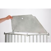 Wandraufe SlowFeed Plus 115cm mit Deckel für ca. 14Kg Heu