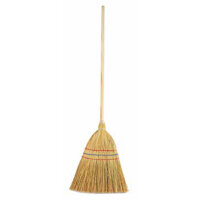 Kinder Reisstrohbesen Naturstiel 90cm