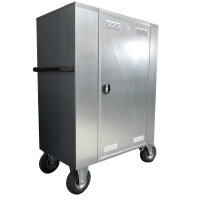 Reiterlive Turnierschrank Berlin Edelstahl Karo120x100x60cm