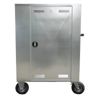 Reiterlive Turnierschrank Berlin Edelstahl Karo120x100x60cm