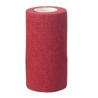 EquiLastic selbsthaftende Bandage, 10 cm breit rot