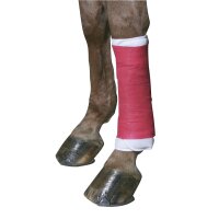 EquiLastic selbsthaftende Bandage, 10 cm breit rot