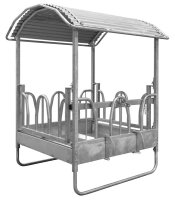 Viereckraufe Reiterlive Profi 8 Fressplätze  mit...