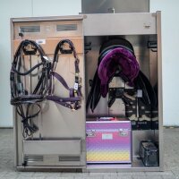 Reiterlive Turnierschrank Augsburg Edelstahl 116x60x60cm