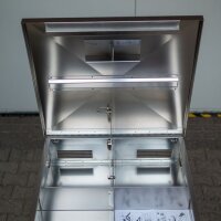 Reiterlive Turnierschrank Augsburg Edelstahl 116x60x60cm