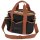 Putztasche schwarz/cognac