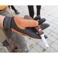 Hufmesser einschneidig, links dän. Form,m....