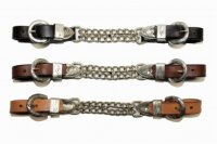 Kinnketten - Show - doppelte Kette mit Silber