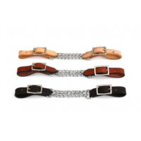 Kinnkette - doppelt - US Leder -