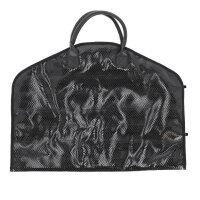 Kleiderschutzhülle Croco Schwarz