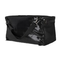 Boxentasche Croco Schwarz