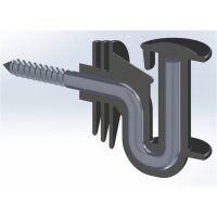 AKO Band-Eckisolator Cavallo mit Holzgewinde