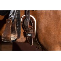 AlpenPad Pro Line Westernsattelgurt – Leder mit...