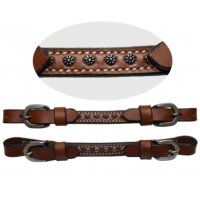 Kinnriemen - Show - Rowel Concho Tack - MITTEL