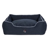 Hundebett -Buddy Robust-  schwarz/grau L