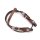 Minishetty Westerntrense mit hellblauen Conchos und Schnallen
