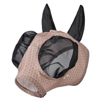 Fliegenmaske HVPNena print champagne Pony