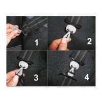 Safe-Gum, 6er Set für T-Verschlüsse