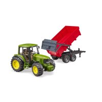 Bruder John Deere 6920 + Wannenkippanhänger (rot)