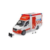 Bruder MB Sprinter Ambulanz mit L+S Modul und Fahrer