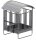 Reiterlive Profi Viereckraufe mit Sicherheitsfressgitter 1,50m x1,50m