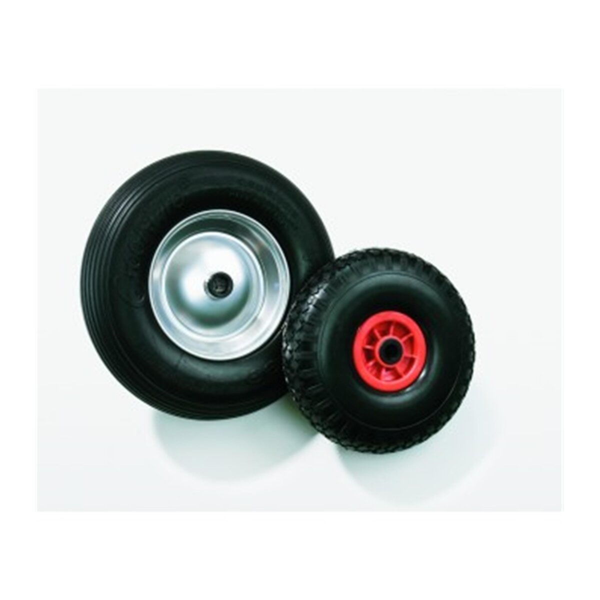 PU-Rad 400 Mm Pannensicher – 4.00-8, Nabe 100 Mm, Bohrung 25 Mm, Tragkraft 200 Kg