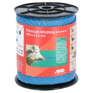 Reiterlive AKO Weidezaunlitze Premium WildHog 2,5mm x 400m - 1